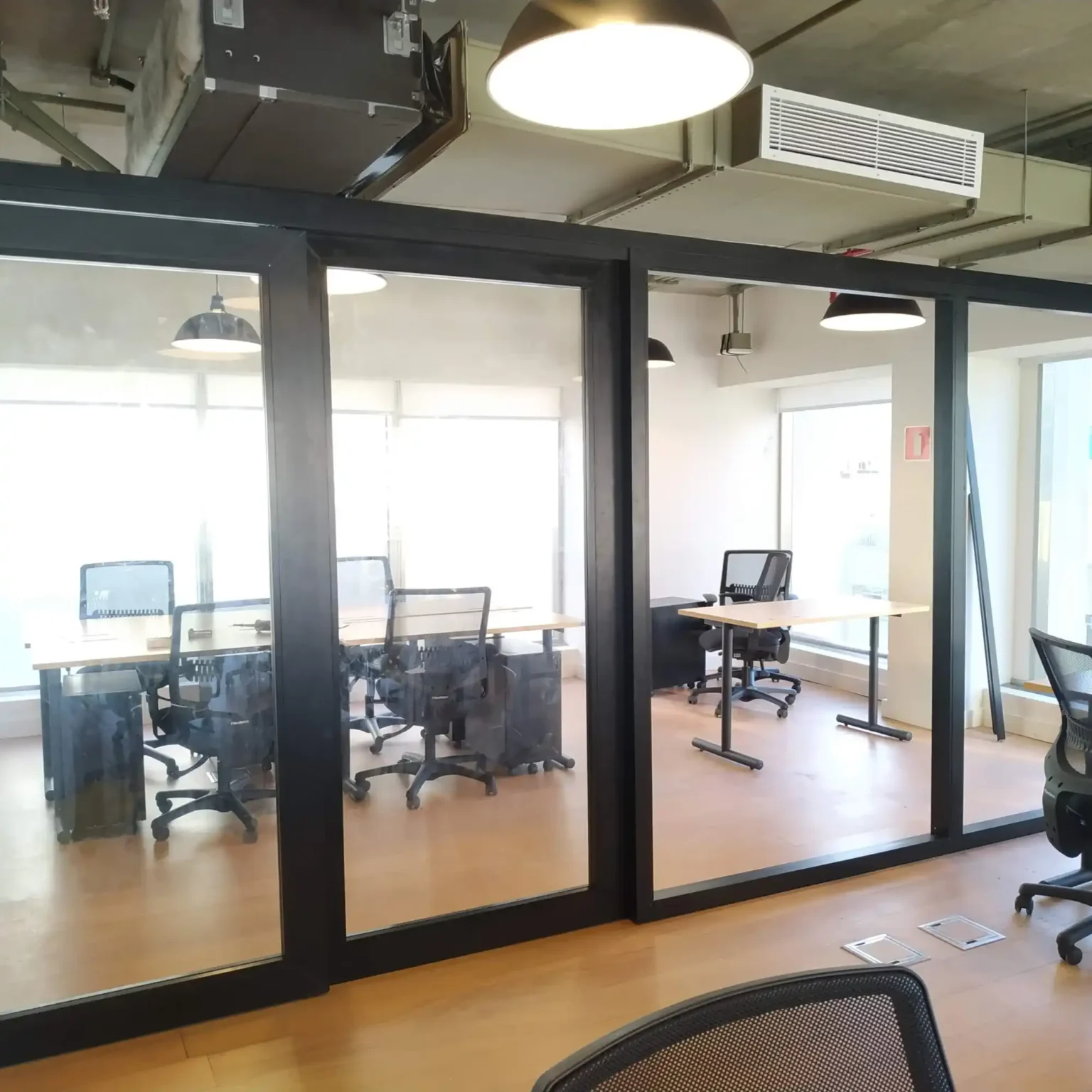 Divisórias de alumínio